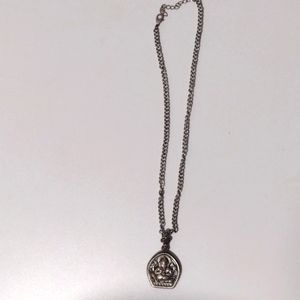 Ganesha silver necklace